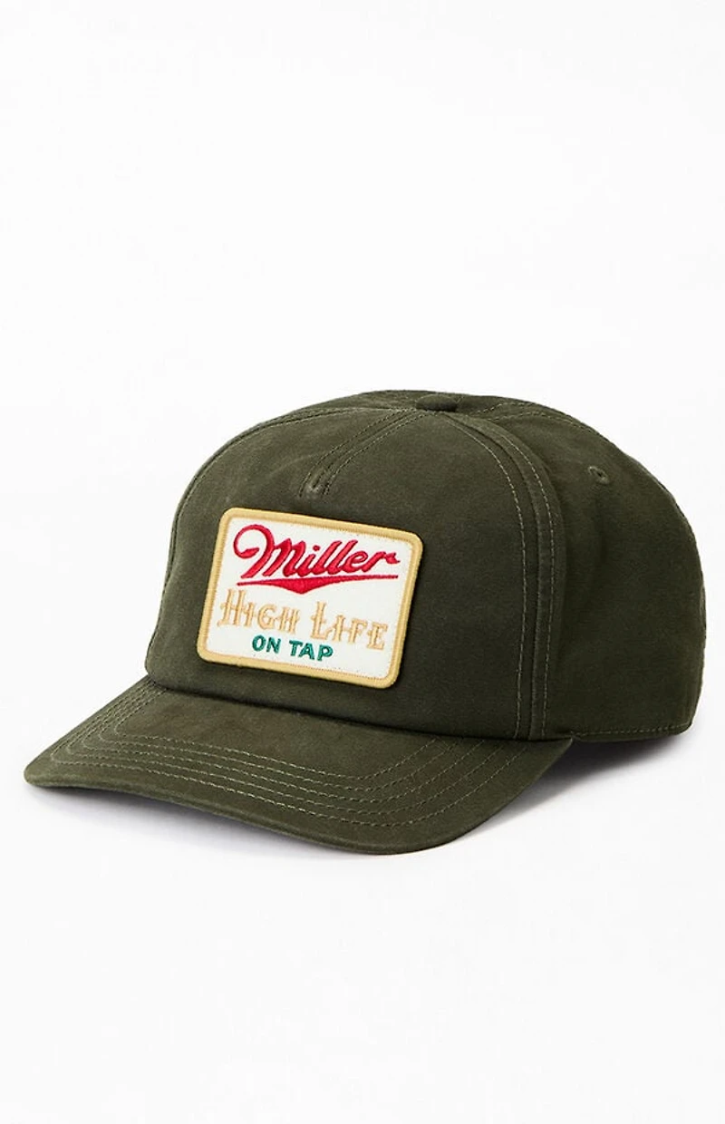 American Needle Miller High Life On Tap Snapback Hat
