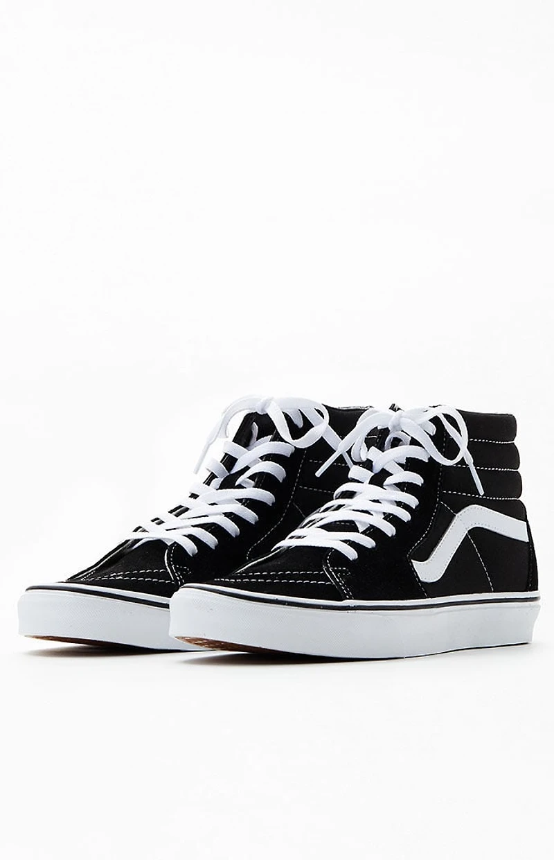 Vans Sk8-Hi Canvas Black & White Shoes
