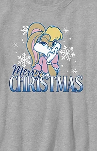 Kids Lola Bunny Merry Christmas T-Shirt