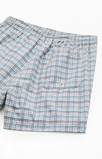 Pacsun Multi Plaid 4.5" Swim Trunks