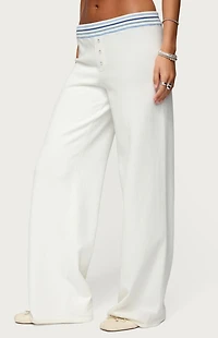 Edikted Miya Stripey Knit Pants