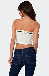 Edikted Coralie Ruffled Corset