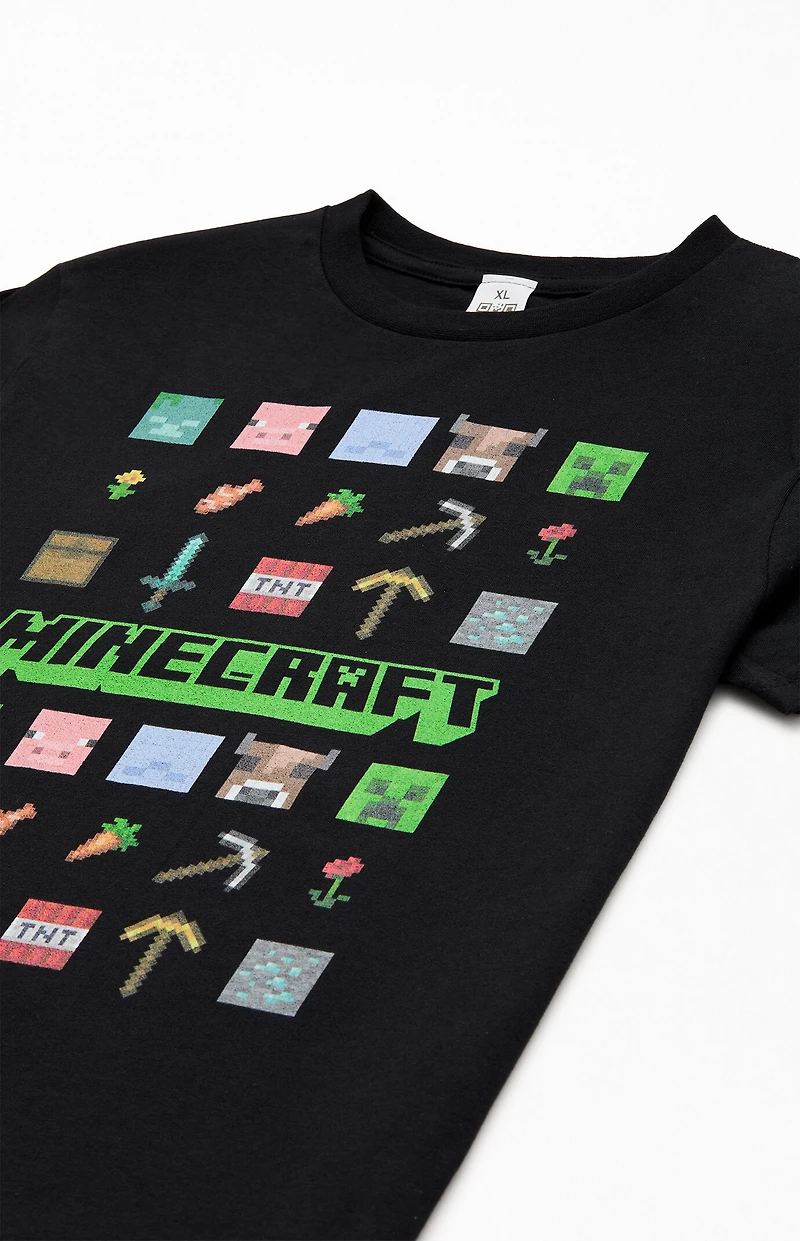 Kids Minecraft Items T-Shirt