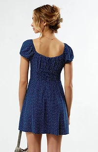 LA Hearts Tie Front Mini Dress