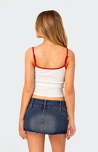 Edikted LA Lover Rhinestone Tank Top