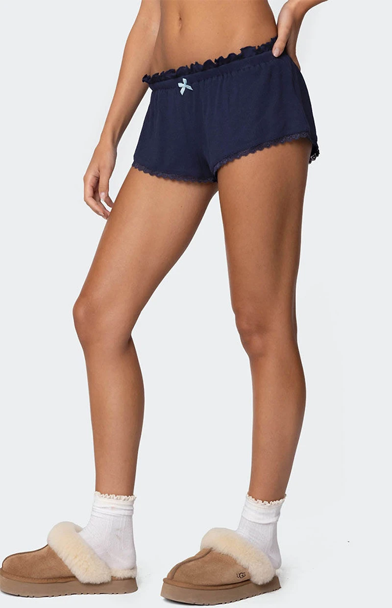 Edikted Dream Waffle Shorts