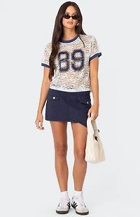 Edikted Asymmetric Pocket Mini Skirt