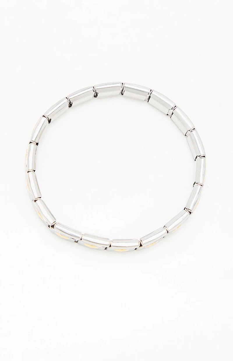 LA Hearts Heart Link Charm Bracelet