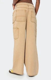 Edikted Alibi Distressed Carpenter Jeans