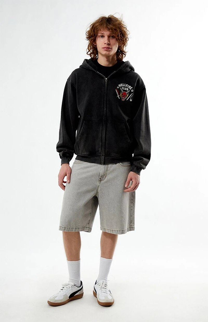 Netflix Stranger Things Hellfire Club Zip Up Hoodie