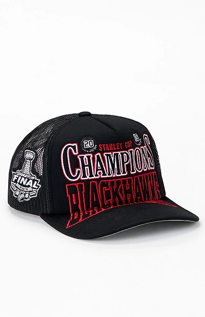 Mitchell & Ness Big Champions Chicago Blackhawks Trucker Hat