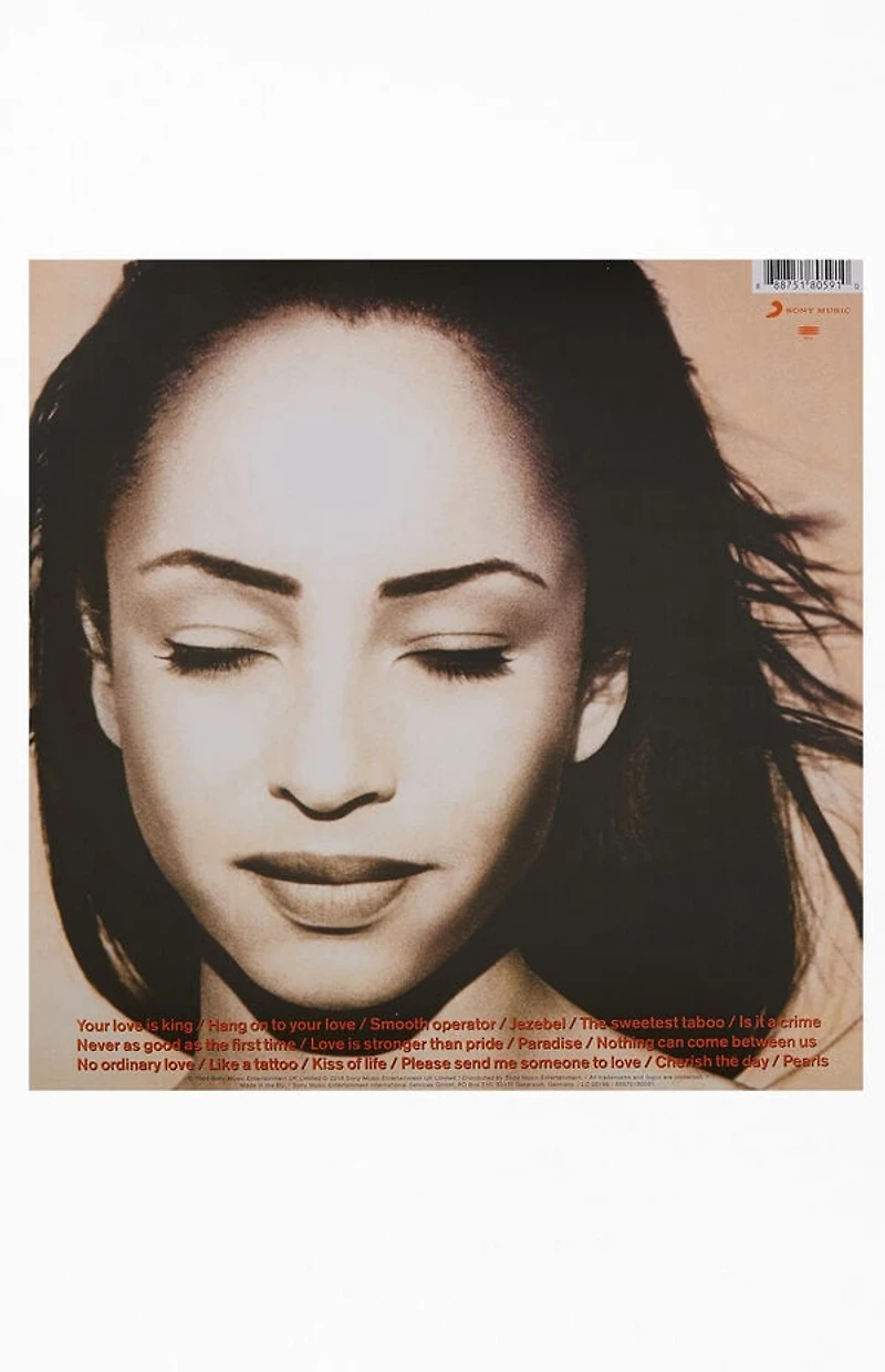 Sade The Best of Sade Vinyl Record