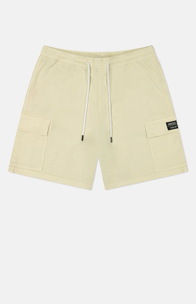 WeSC America Inc Cream Utility Cargo Shorts