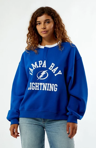 WILD COLLECTIVE x NHL Tampa Bay Lightning Henley Sweatshirt