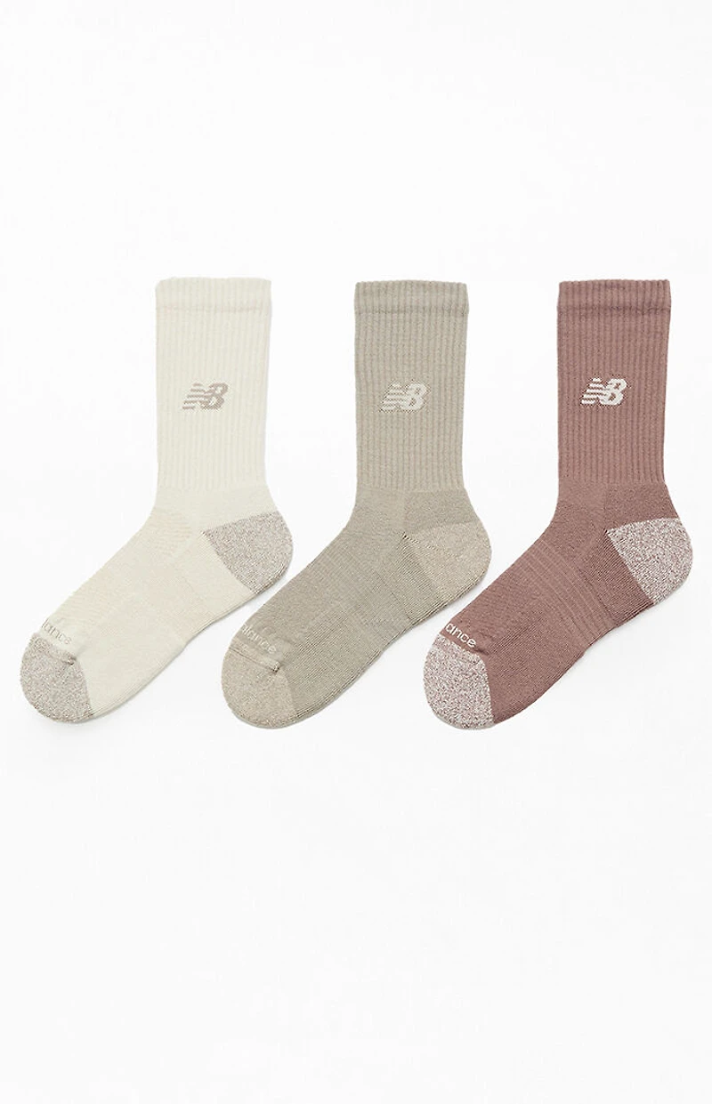 New Balance 3 Pack Variety Active Crew Socks
