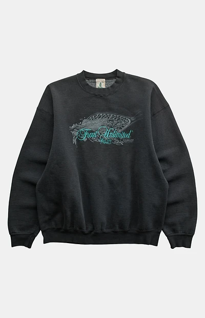 PS VINTAGE 90s Trout Unlimited Crew Neck Sweatshirt