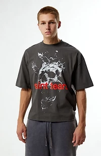 Pacsun Saint Tears Cropped Boxy T-Shirt