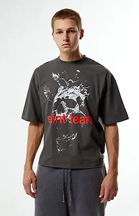 Pacsun Saint Tears Cropped Boxy T-Shirt