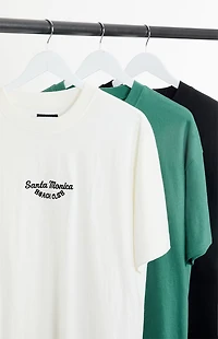 Pacsun 3 Pack Solid Color Embroidered T-Shirts
