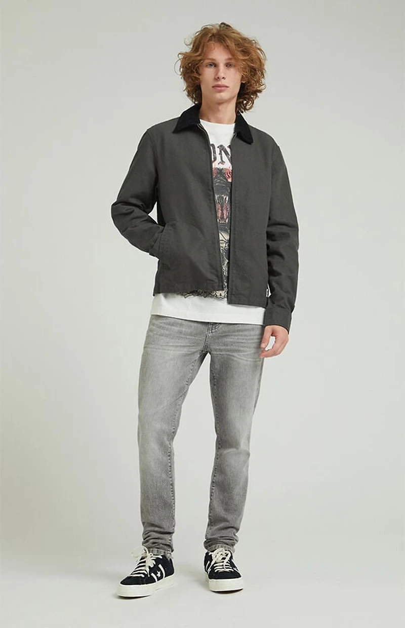 Pacsun Bryce Stacked Skinny Jeans Stretch Gray