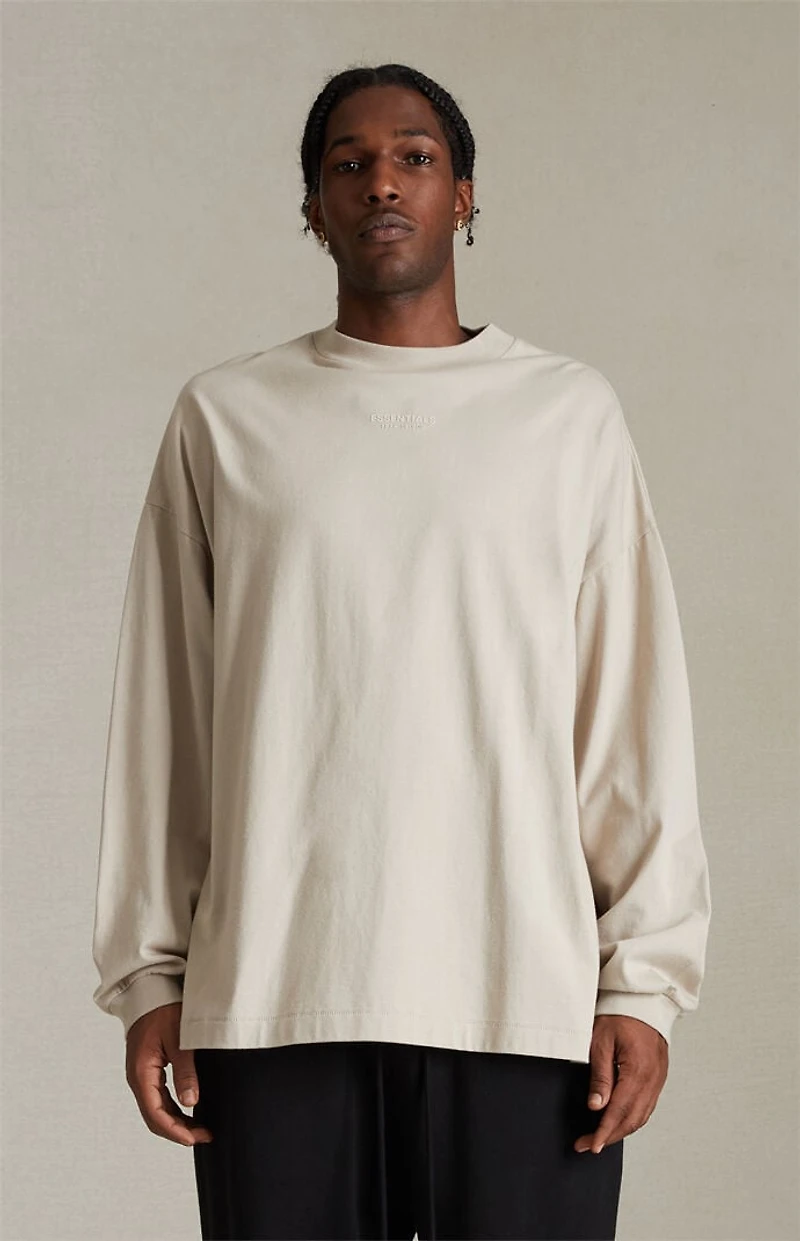 Fear of God ESSENTIALS Silver Cloud Long Sleeve T-Shirt