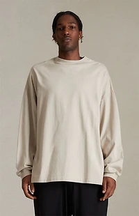 Fear of God ESSENTIALS Silver Cloud Long Sleeve T-Shirt