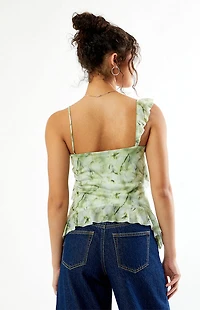 Your Favorite Josie Mesh Ruffle Tank Top