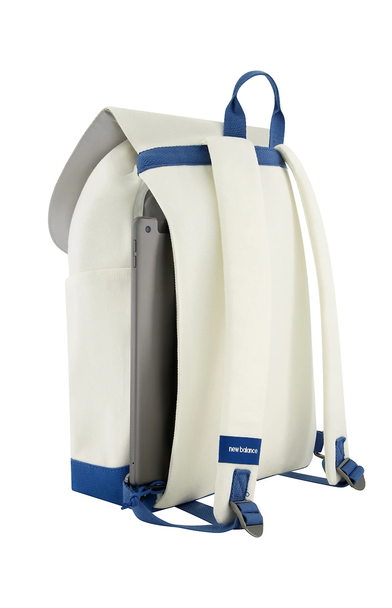New Balance Blue & White Canvas Backpack