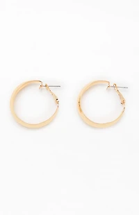 John Galt Gold Hoop Earrings