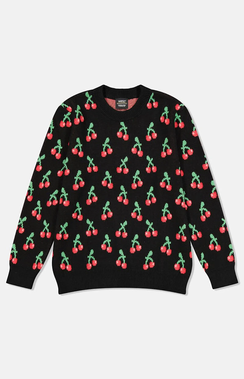 WeSC America Inc Leon Cherries Crew Neck Sweater