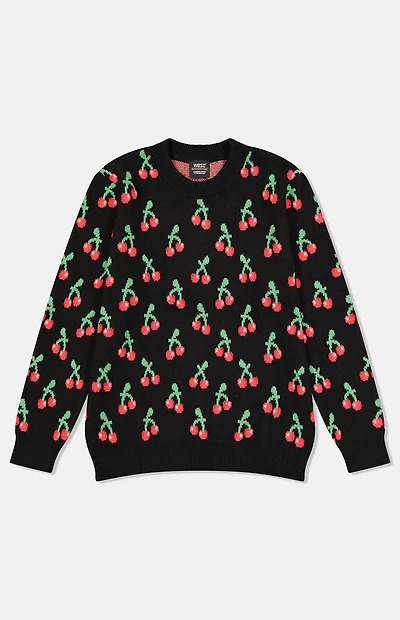 WeSC Leon Cherries Crew Neck Sweater
