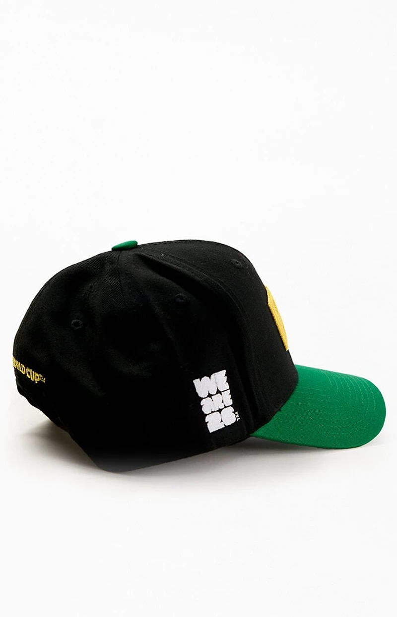 FIFA Embroidered Brazil Pro Crown Snapback Hat