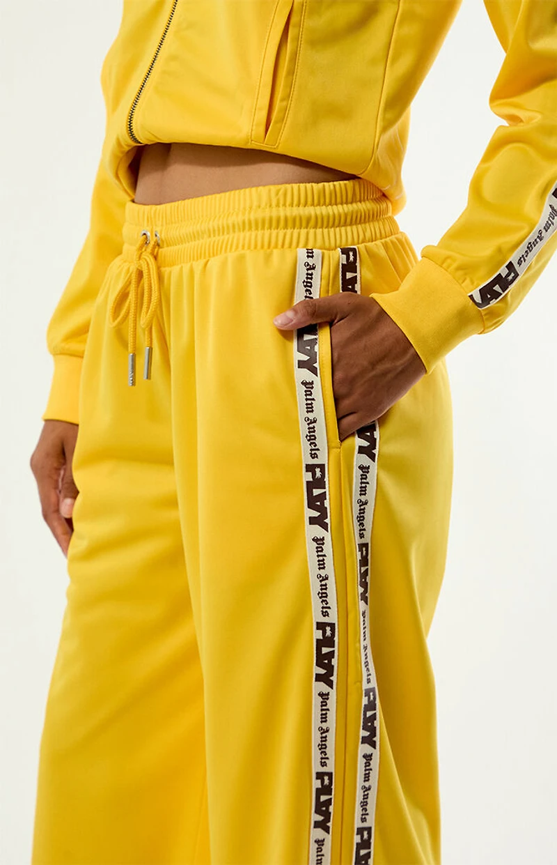 PLAY PALM ANGELS Wide Leg Baggy Track Pants