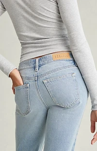 Pacsun Jade Low Rise Bootcut Jeans Light Blue