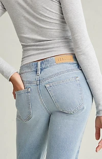 Pacsun Jade Low Rise Bootcut Jeans Light Blue