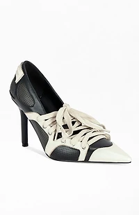 AZALEA WANG Women's Firestring Black Point-Toe Stiletto Pumps