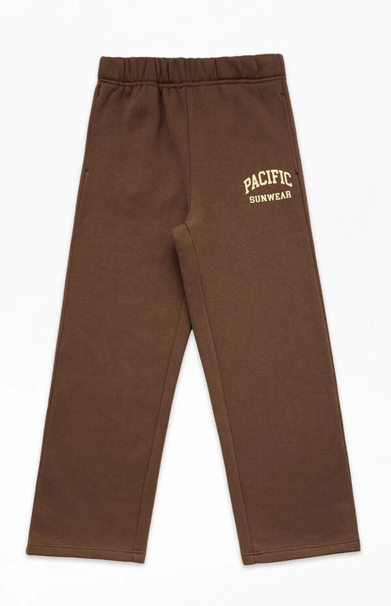 Pacsun Kids Brown Baggy Sweatpants
