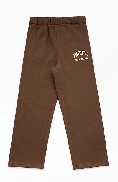 Pacsun Kids Brown Baggy Sweatpants