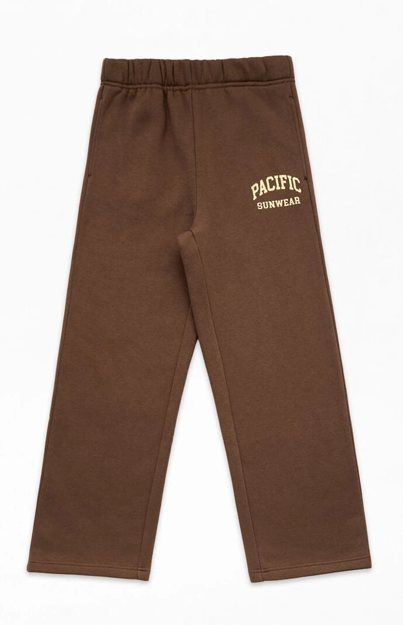 Pacsun Kids Brown Baggy Sweatpants