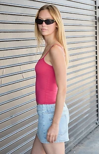 John Galt Red Skylar Tank