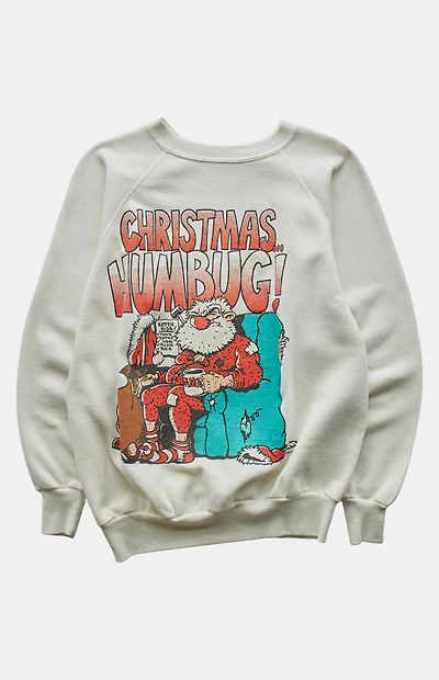 PS VINTAGE 90s Christmas Humbug Crew Neck Sweatshirt