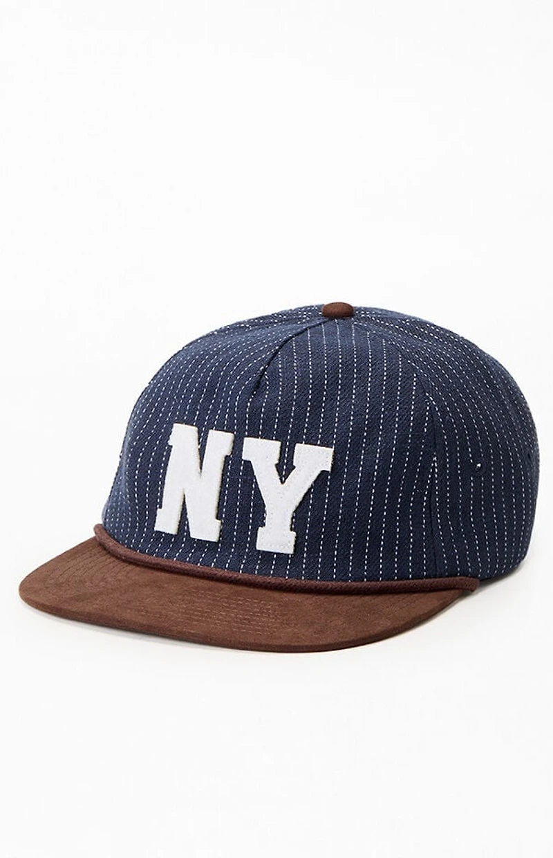 Pacsun NY Pinstripe Golfer Dad Hat