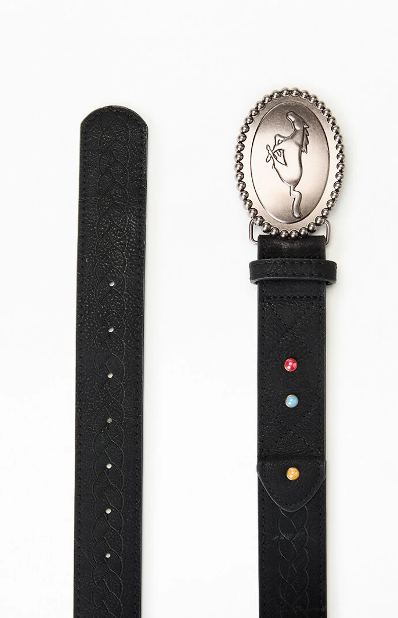 FORD Mustang Studded Buckle Belt