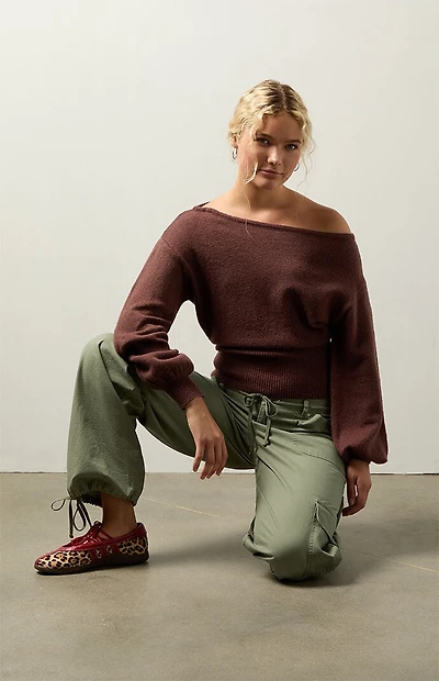 Your Favorite Harley Off-The-Shoulder Sweater