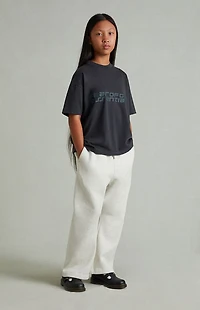 Fear of God ESSENTIALS Kids Heather Oatmeal Flare Sweatpants