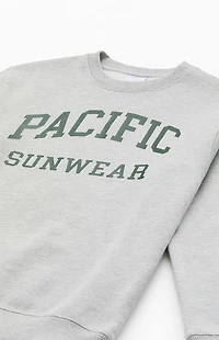 Pacsun Kids Heather Grey Crew Neck Sweatshirt