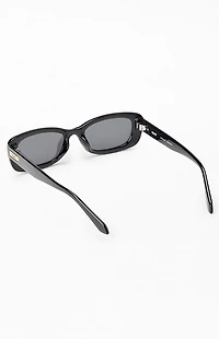 Quay Vibe Check Narrow Rectangle Sunglasses
