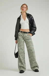 Pacsun Tree Camo Low Rise Baggy Pants