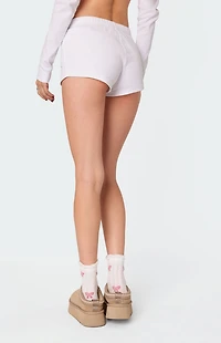 Edikted Rebekah Ribbed Shorts