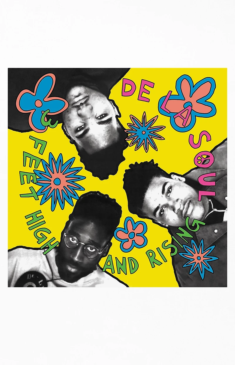 De La Soul 3 Feet High And Rising Vinyl Record (Yellow Vinyl)